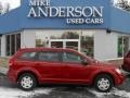 2009 Inferno Red Crystal Pearl Dodge Journey SE  photo #2