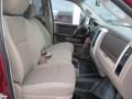 Light Pebble Beige/Bark Brown 2012 Dodge Ram 2500 HD Interiors