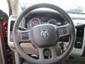 Light Pebble Beige/Bark Brown Steering Wheel Photo for 2012 Dodge Ram 2500 HD #76687750
