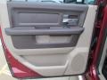 Light Pebble Beige/Bark Brown 2012 Dodge Ram 2500 HD SLT Crew Cab 4x4 Door Panel