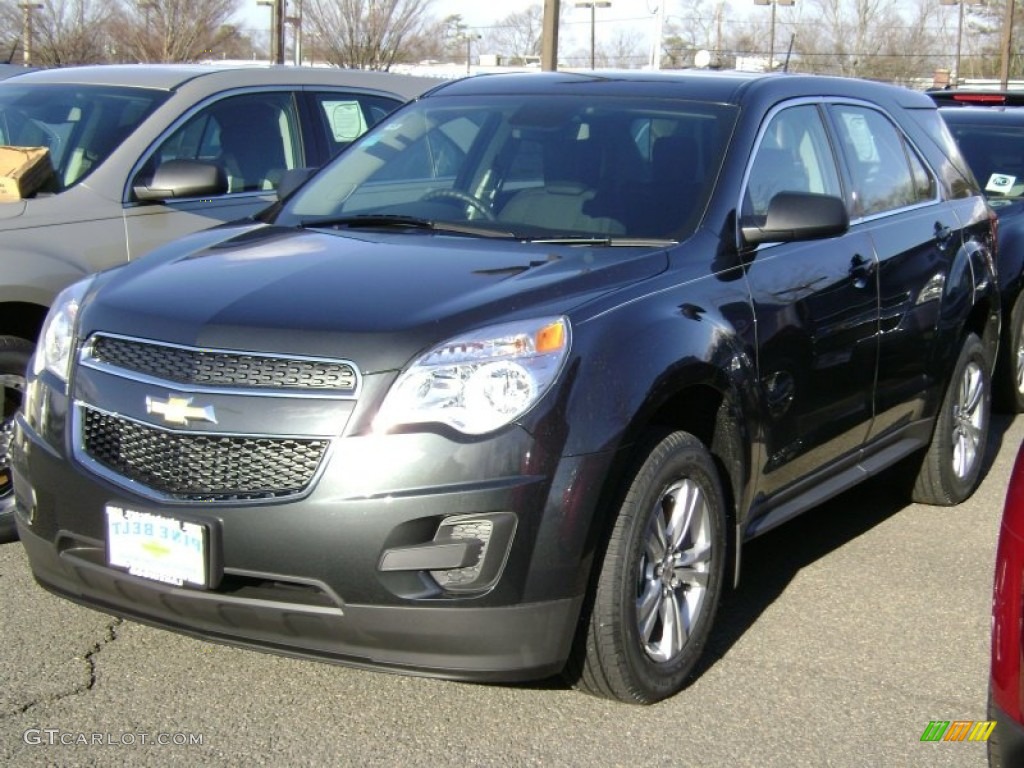 2013 Equinox LS - Ashen Gray Metallic / Jet Black photo #1