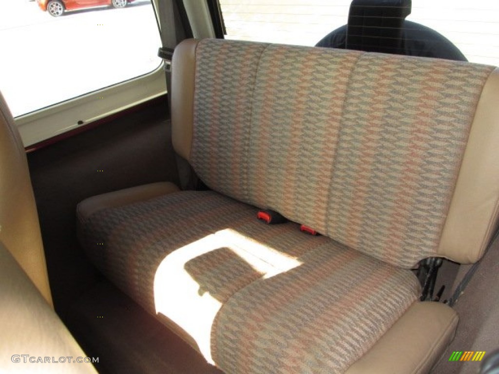 1999 Jeep Wrangler SE 4x4 Rear Seat Photo #76688685