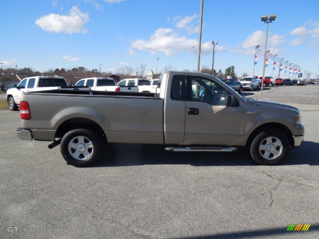 2004 F150 XLT Regular Cab - Arizona Beige Metallic / Tan photo #6