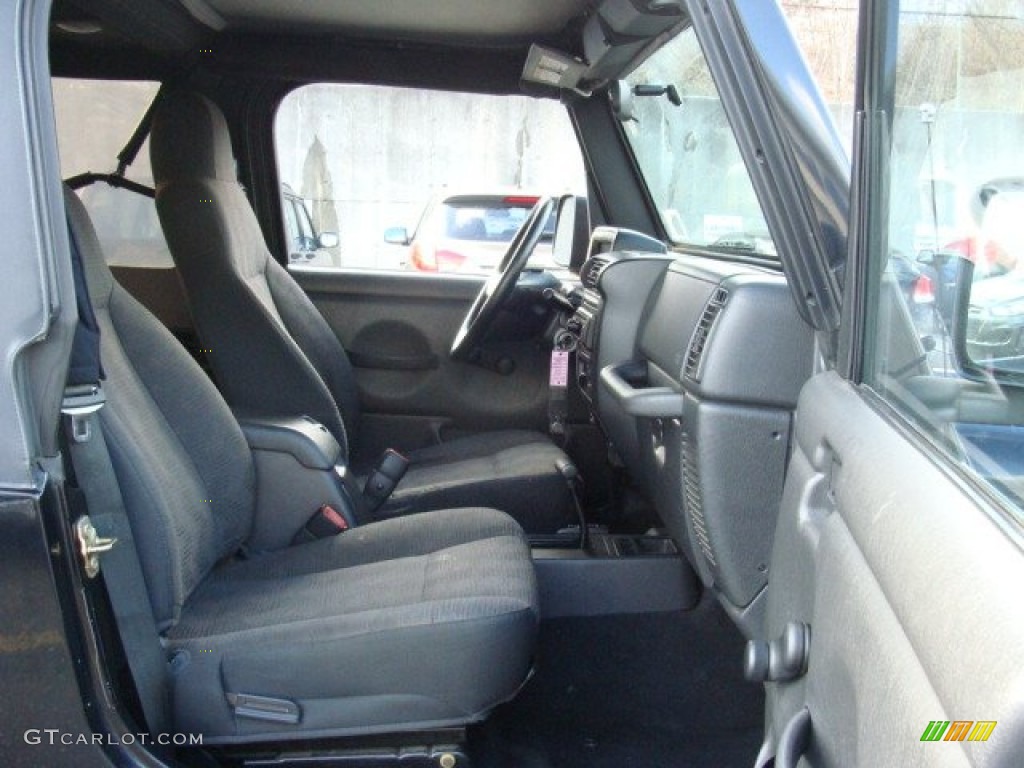 2004 Wrangler Sport 4x4 - Black / Dark Slate Gray photo #20