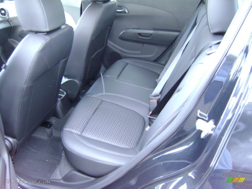 2013 Chevrolet Sonic LTZ Hatch Rear Seat Photo #76690702