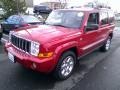 2006 Inferno Red Pearl Jeep Commander Limited 4x4  photo #1