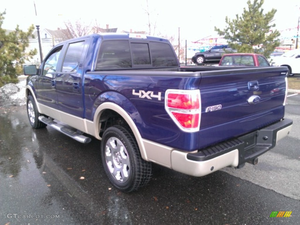 Dark Blue Pearl Metallic 2009 Ford F150 Lariat SuperCrew 4x4 Exterior Photo #76691332