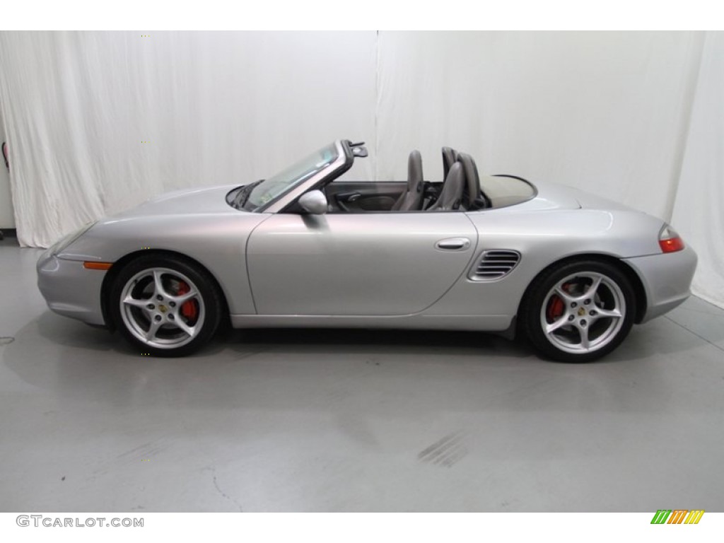 Arctic Silver Metallic 2004 Porsche Boxster S Exterior Photo #76692115
