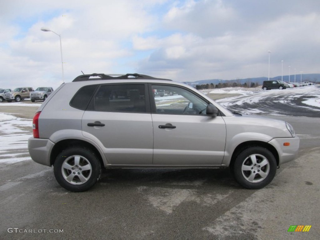 Sahara Silver 2005 Hyundai Tucson GL 4WD Exterior Photo #76692187
