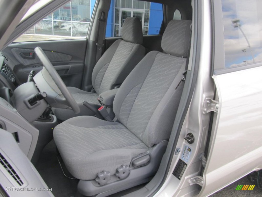 Gray Interior 2005 Hyundai Tucson GL 4WD Photo #76692252