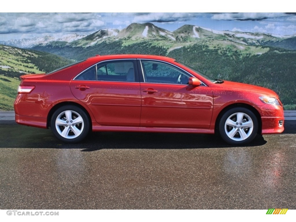 Barcelona Red Metallic 2010 Toyota Camry SE V6 Exterior Photo #76692331