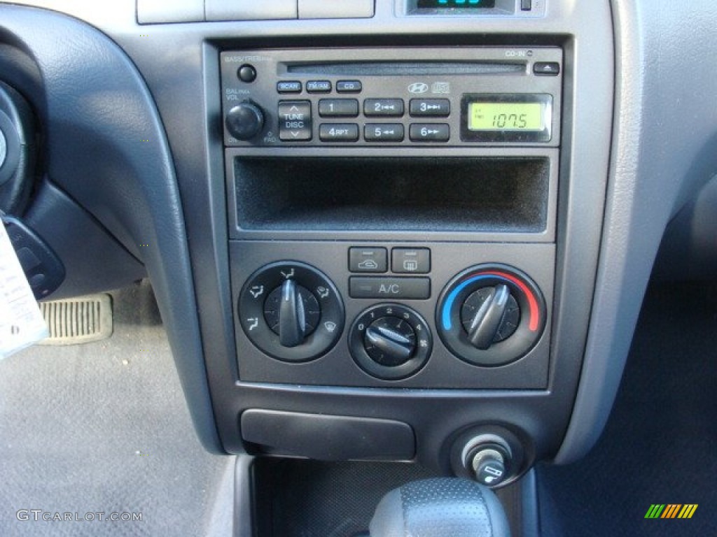 2003 Elantra GLS Sedan - Silver Pewter / Gray photo #14