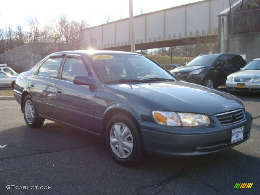 2000 Camry LE - Sailfin Blue Metallic / Gray photo #3