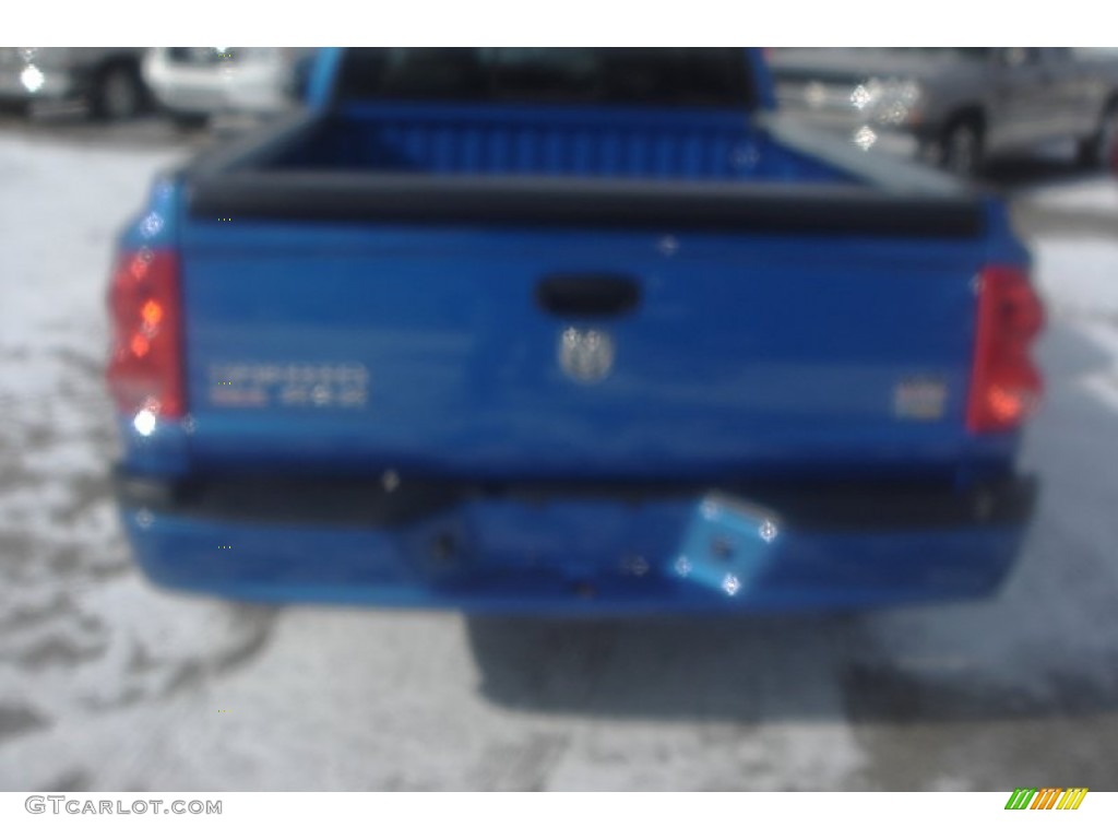 2008 Dakota SLT Extended Cab 4x4 - Electric Blue Pearl / Dark Slate Gray/Medium Slate Gray photo #3