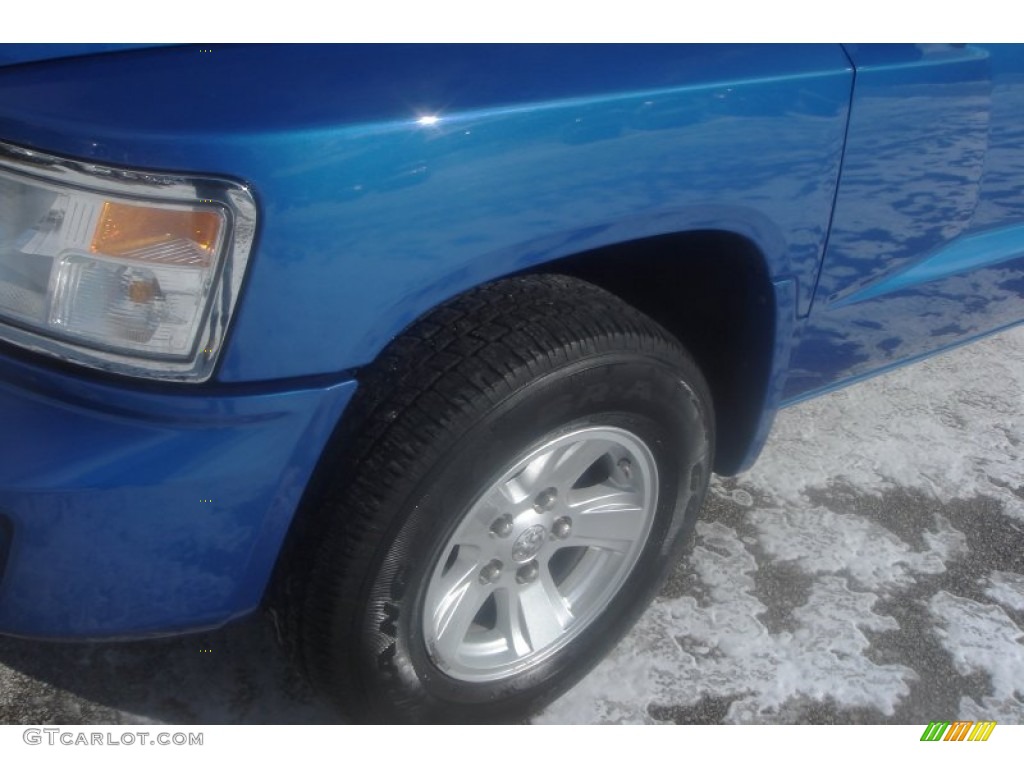 2008 Dakota SLT Extended Cab 4x4 - Electric Blue Pearl / Dark Slate Gray/Medium Slate Gray photo #5
