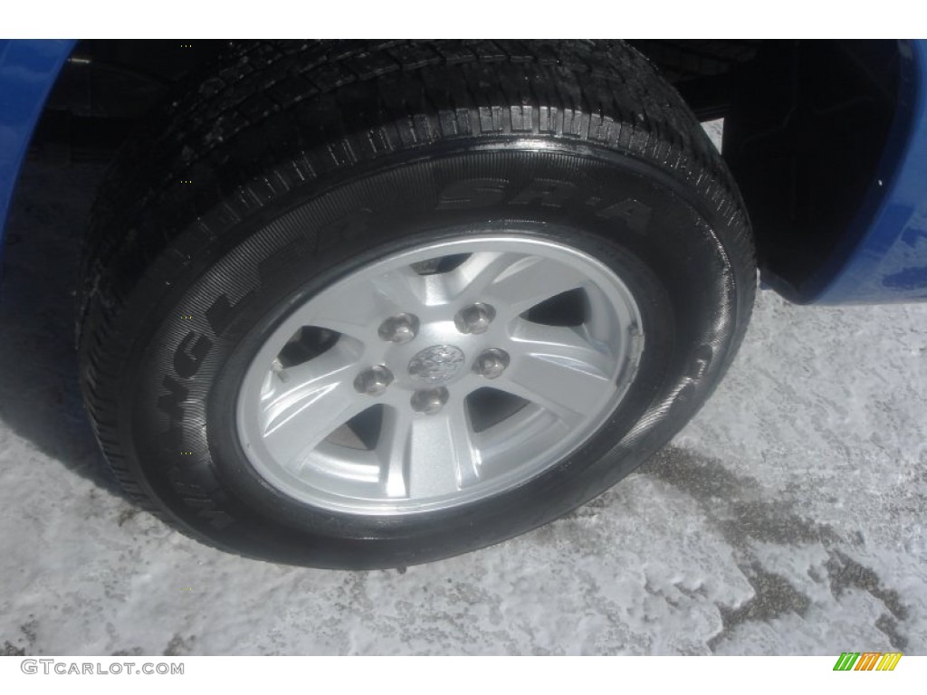 2008 Dakota SLT Extended Cab 4x4 - Electric Blue Pearl / Dark Slate Gray/Medium Slate Gray photo #13