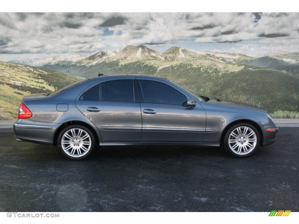 Flint Grey Metallic 2008 Mercedes-Benz E 350 4Matic Sedan Exterior Photo #76694938