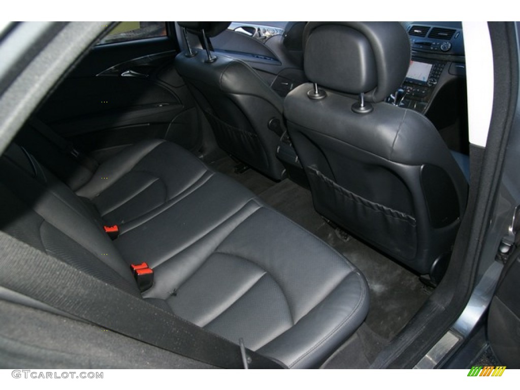 2008 Mercedes-Benz E 350 4Matic Sedan Rear Seat Photo #76695363