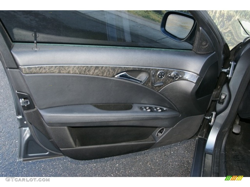 2008 Mercedes-Benz E 350 4Matic Sedan Black Door Panel Photo #76695397