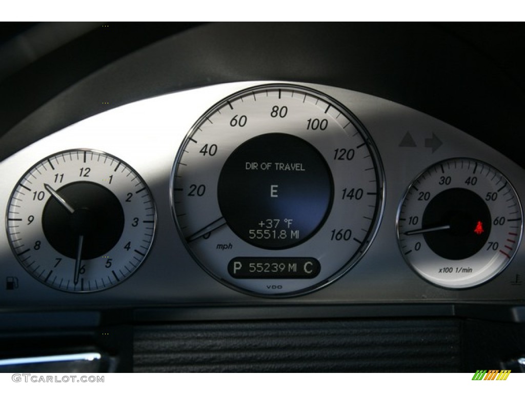 2008 Mercedes-Benz E 350 4Matic Sedan Gauges Photo #76695646