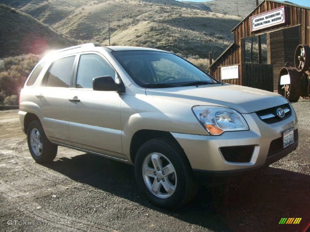 2009 Sportage LX V6 4x4 - Gold Leaf / Beige photo #1