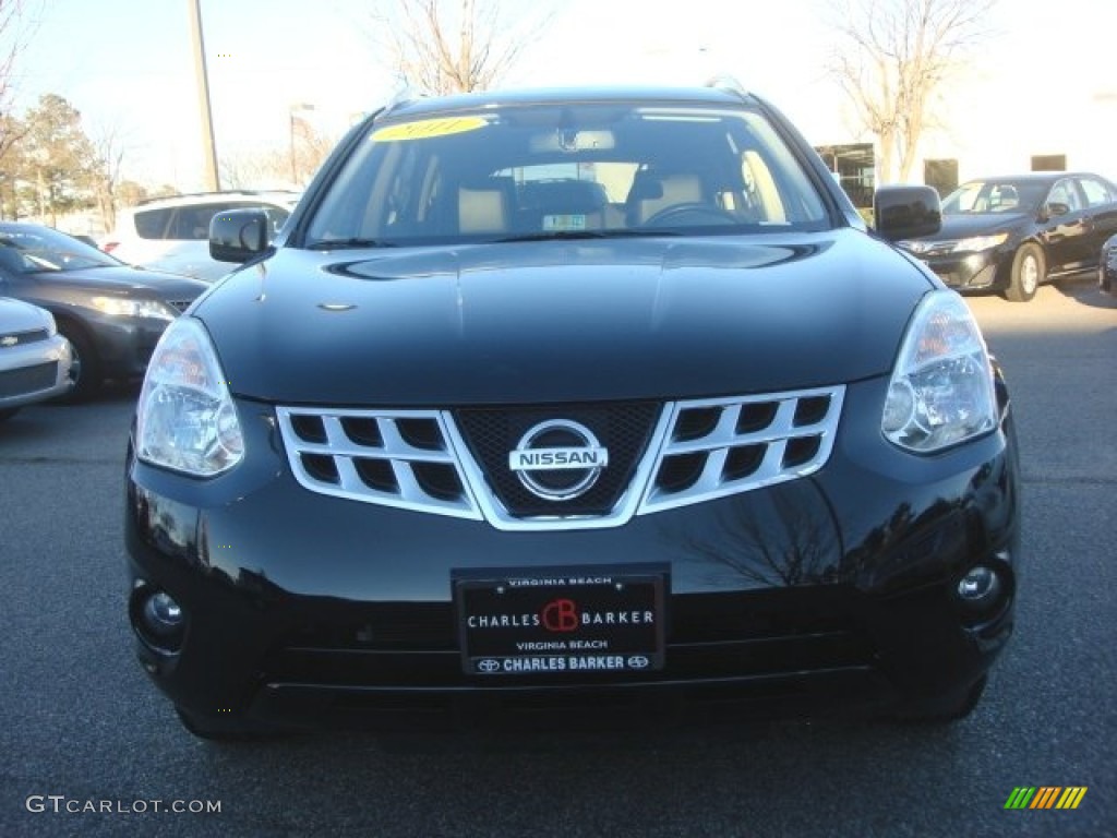 2011 Rogue SL - Wicked Black / Black photo #7