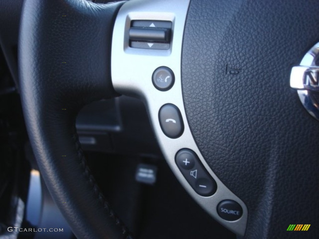2011 Rogue SL - Wicked Black / Black photo #23
