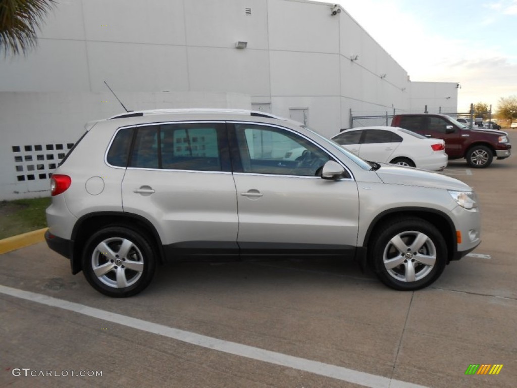 White Gold Metallic 2010 Volkswagen Tiguan SE Exterior Photo #76696927