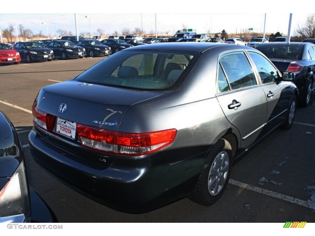 2003 Accord LX Sedan - Eternal Blue Pearl / Gray photo #2