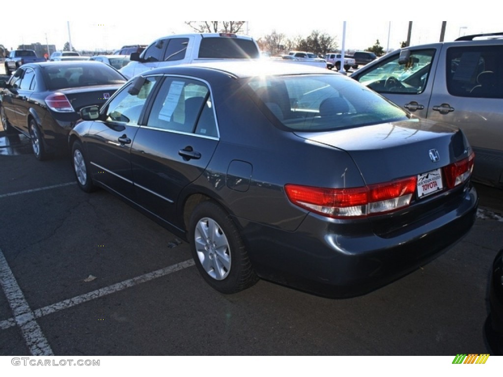 2003 Accord LX Sedan - Eternal Blue Pearl / Gray photo #3