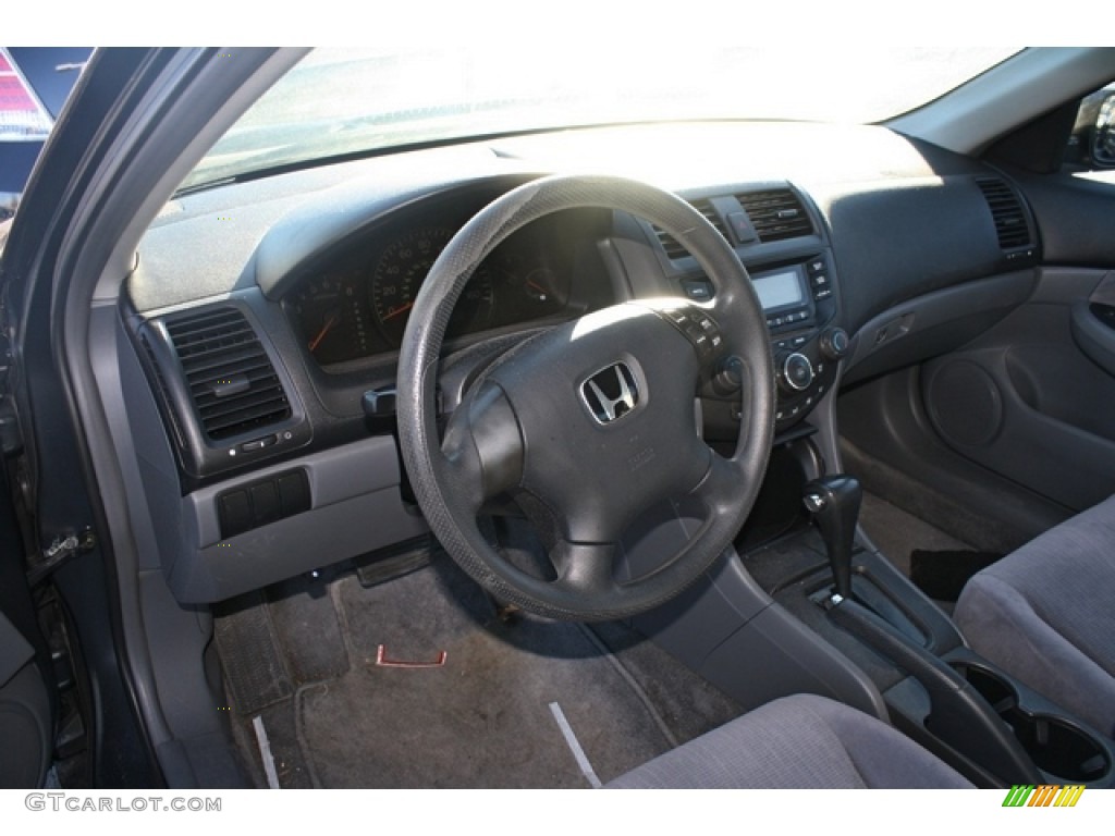 2003 Accord LX Sedan - Eternal Blue Pearl / Gray photo #5