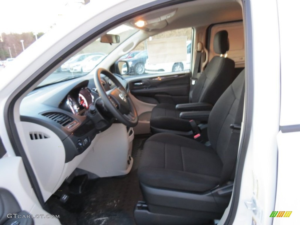 Black/Light Graystone Interior 2013 Ram C/V Tradesman Photo #76697470