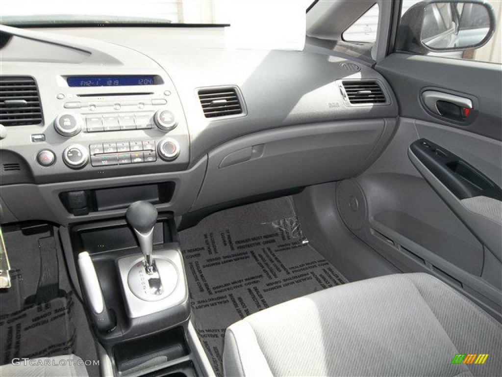 2011 Civic LX Sedan - Polished Metal Metallic / Gray photo #19