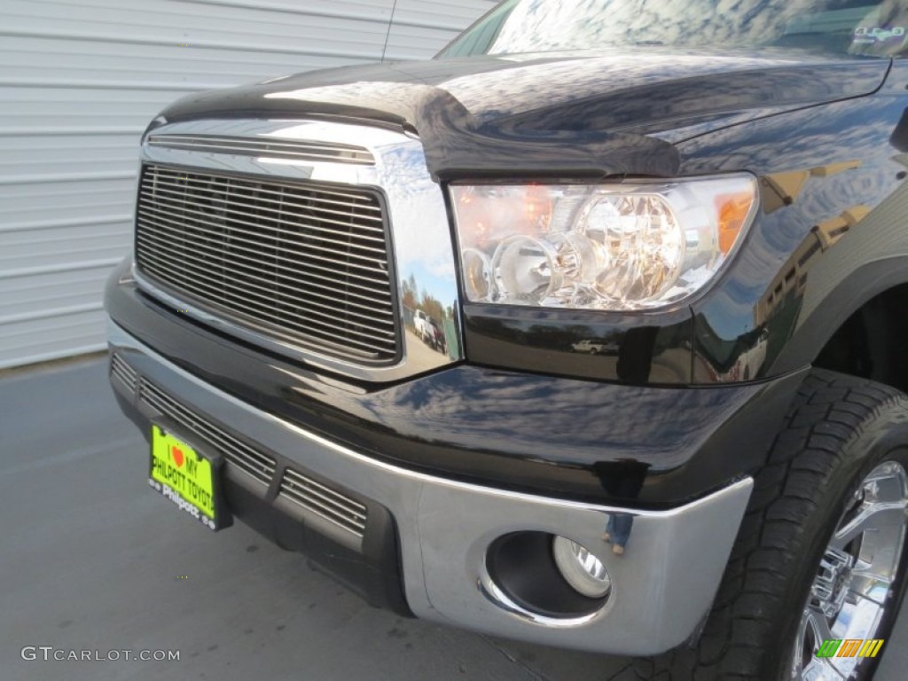 2011 Tundra SR5 CrewMax 4x4 - Black / Redrock/Black photo #10