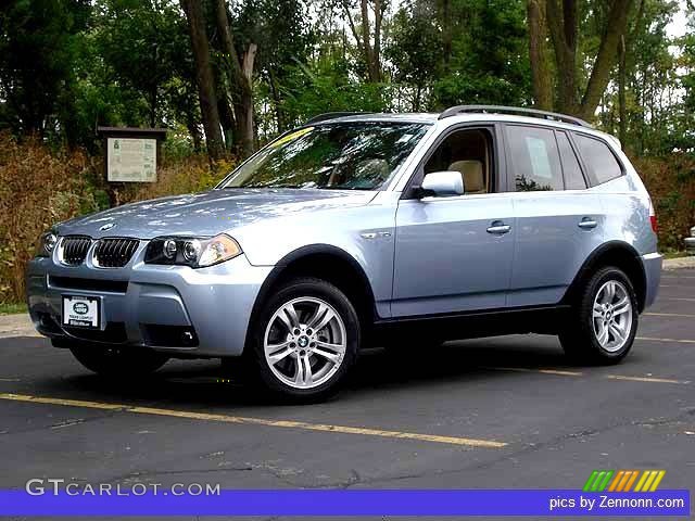 2006 X3 3.0i - Blue Water Metallic / Sand Beige photo #1