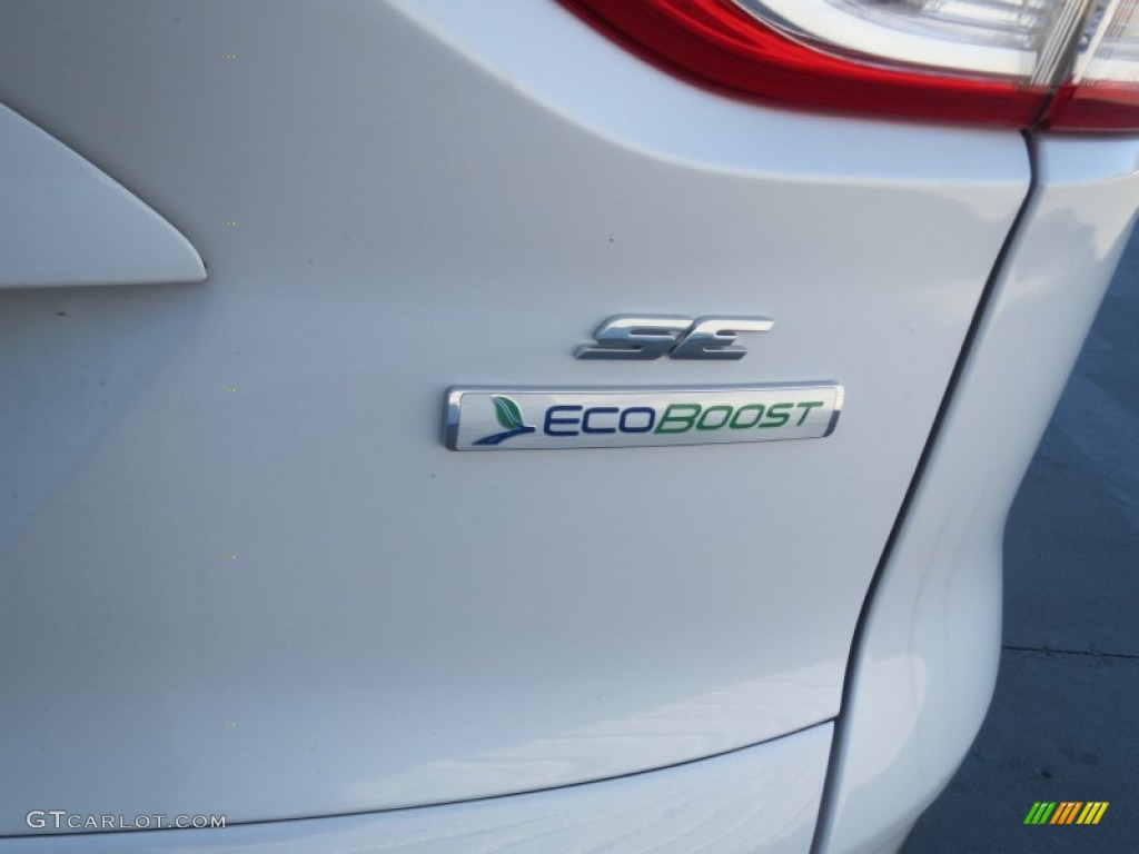 2013 Escape SE 1.6L EcoBoost - White Platinum Metallic Tri-Coat / Charcoal Black photo #2