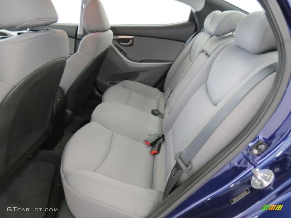 2012 Elantra GLS - Indigo Night Blue / Gray photo #6