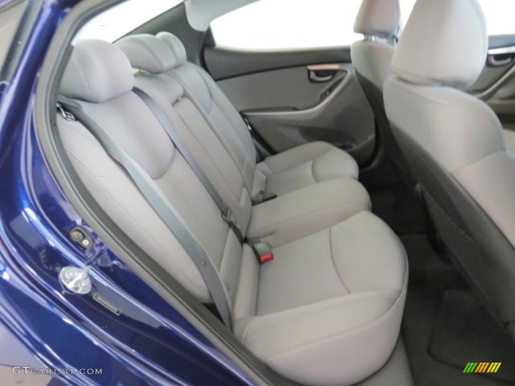 2012 Elantra GLS - Indigo Night Blue / Gray photo #23