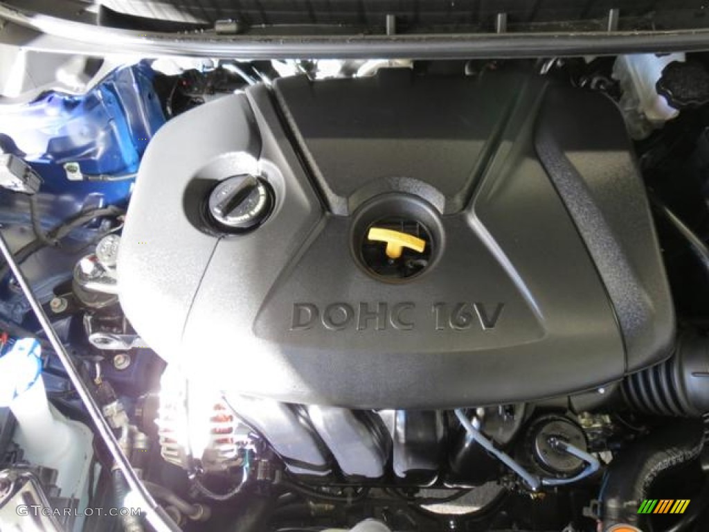 2012 Elantra GLS - Indigo Night Blue / Gray photo #29
