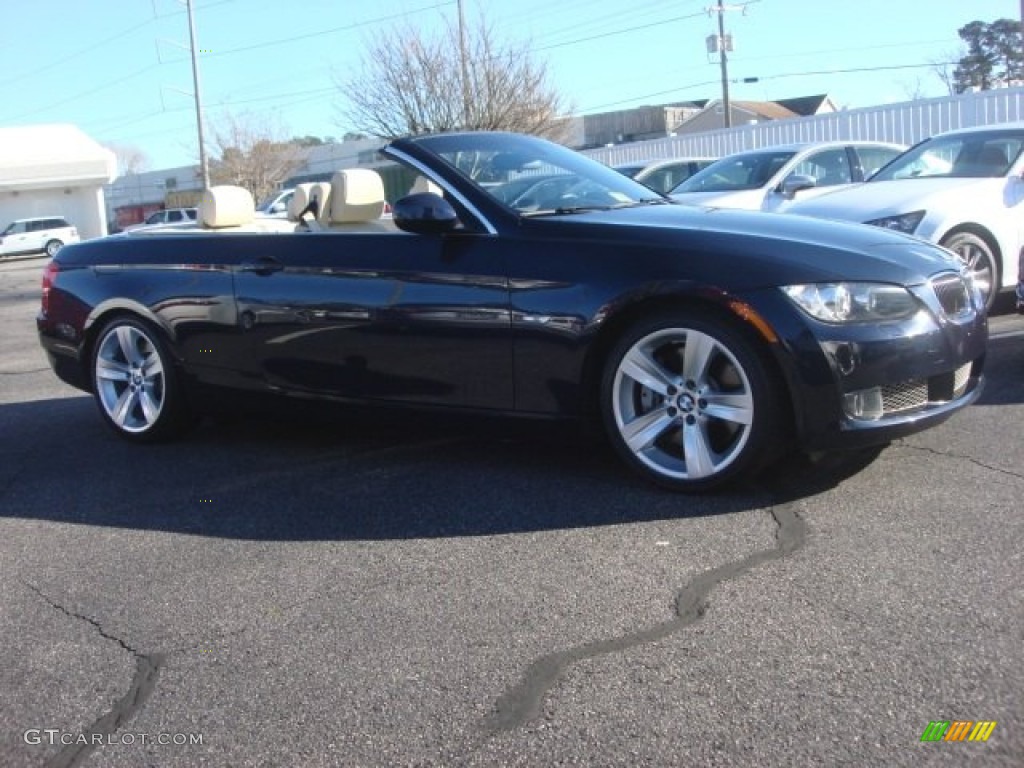 2010 3 Series 335i Convertible - Monaco Blue Metallic / Cream Beige photo #2