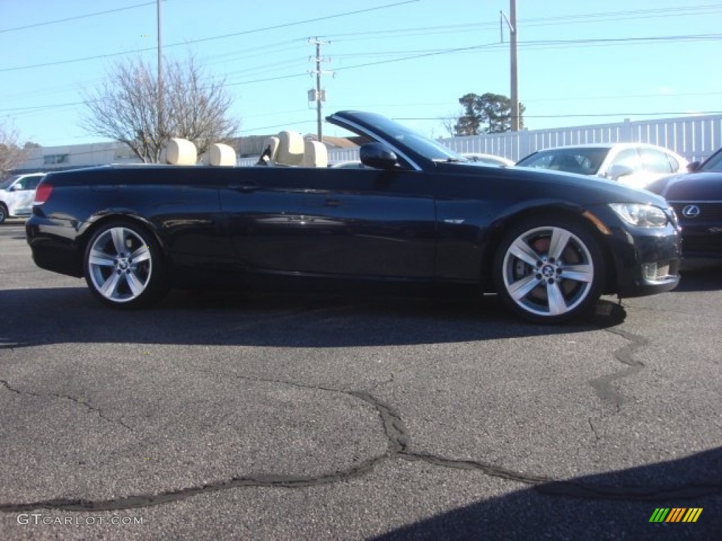 2010 3 Series 335i Convertible - Monaco Blue Metallic / Cream Beige photo #3