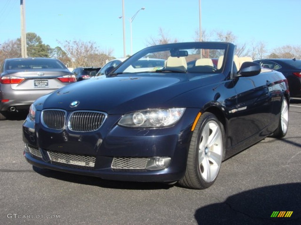 2010 3 Series 335i Convertible - Monaco Blue Metallic / Cream Beige photo #6