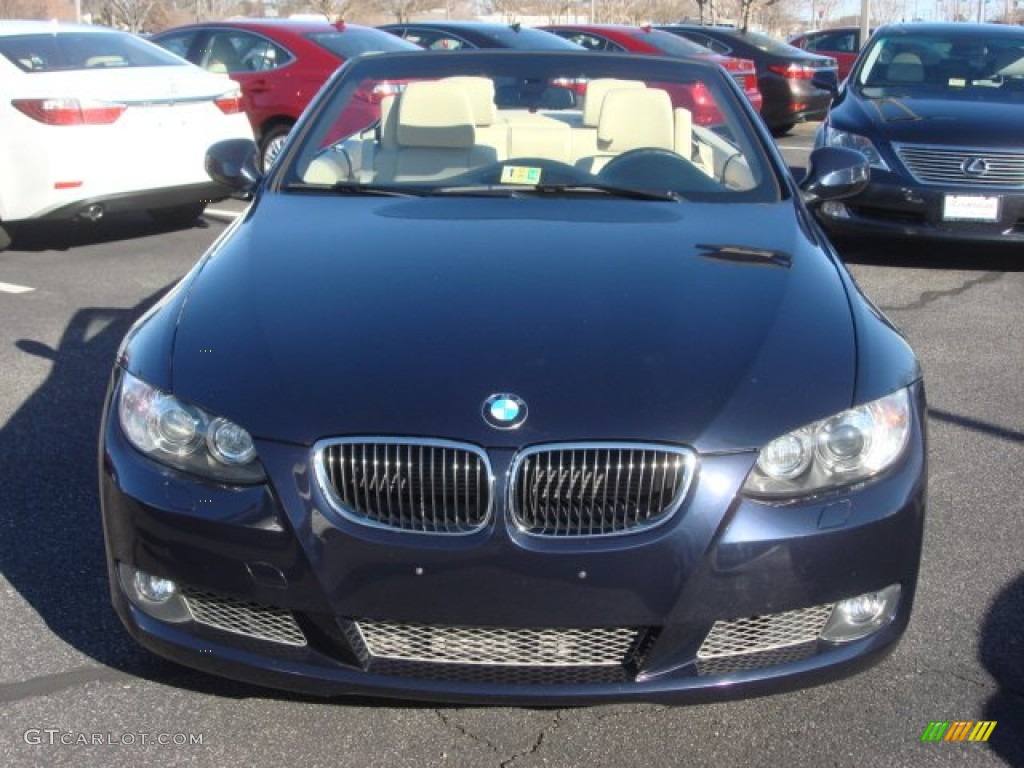 2010 3 Series 335i Convertible - Monaco Blue Metallic / Cream Beige photo #7