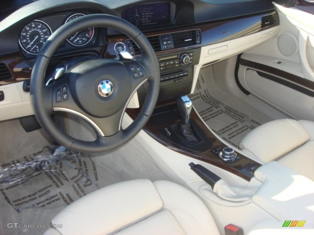 2010 3 Series 335i Convertible - Monaco Blue Metallic / Cream Beige photo #10