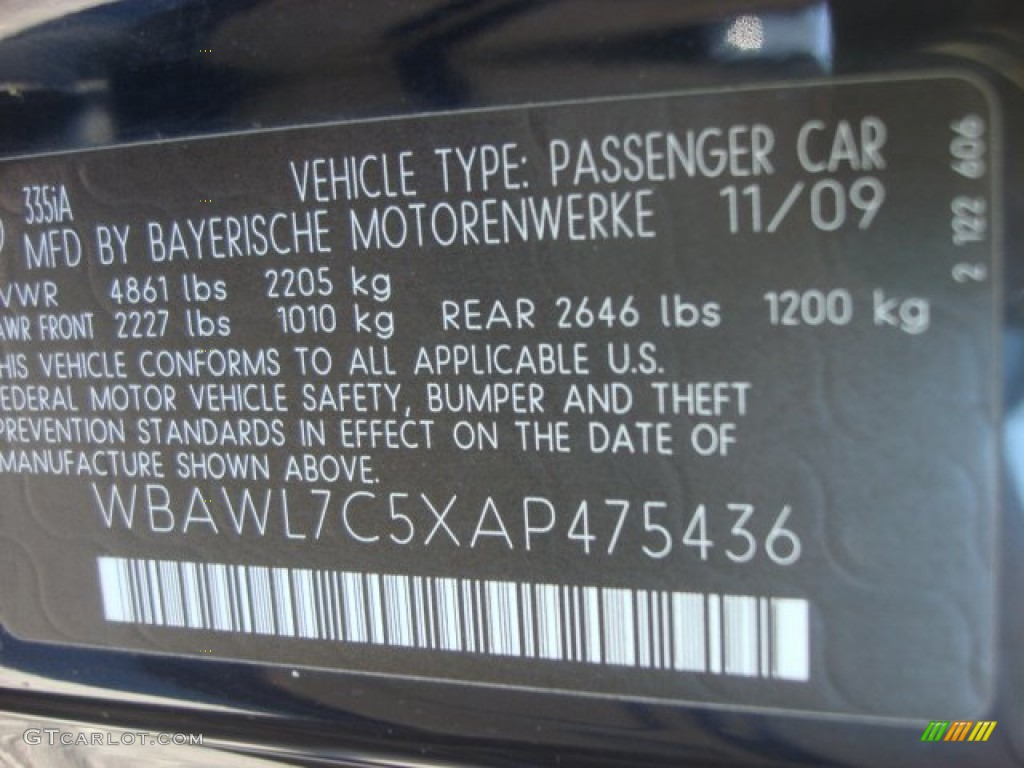 2010 3 Series 335i Convertible - Monaco Blue Metallic / Cream Beige photo #28