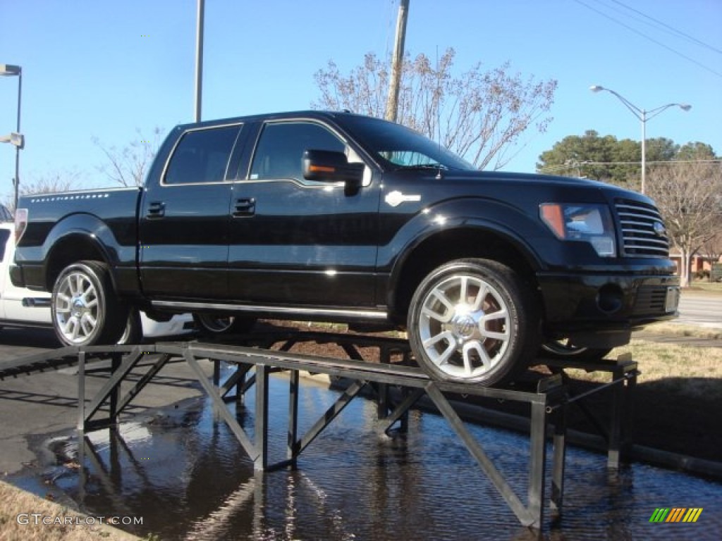 Ebony Black 2011 Ford F150 Harley-Davidson SuperCrew 4x4 Exterior Photo #76704120