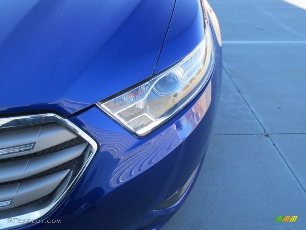 2013 Taurus SEL - Deep Impact Blue Metallic / Dune photo #10