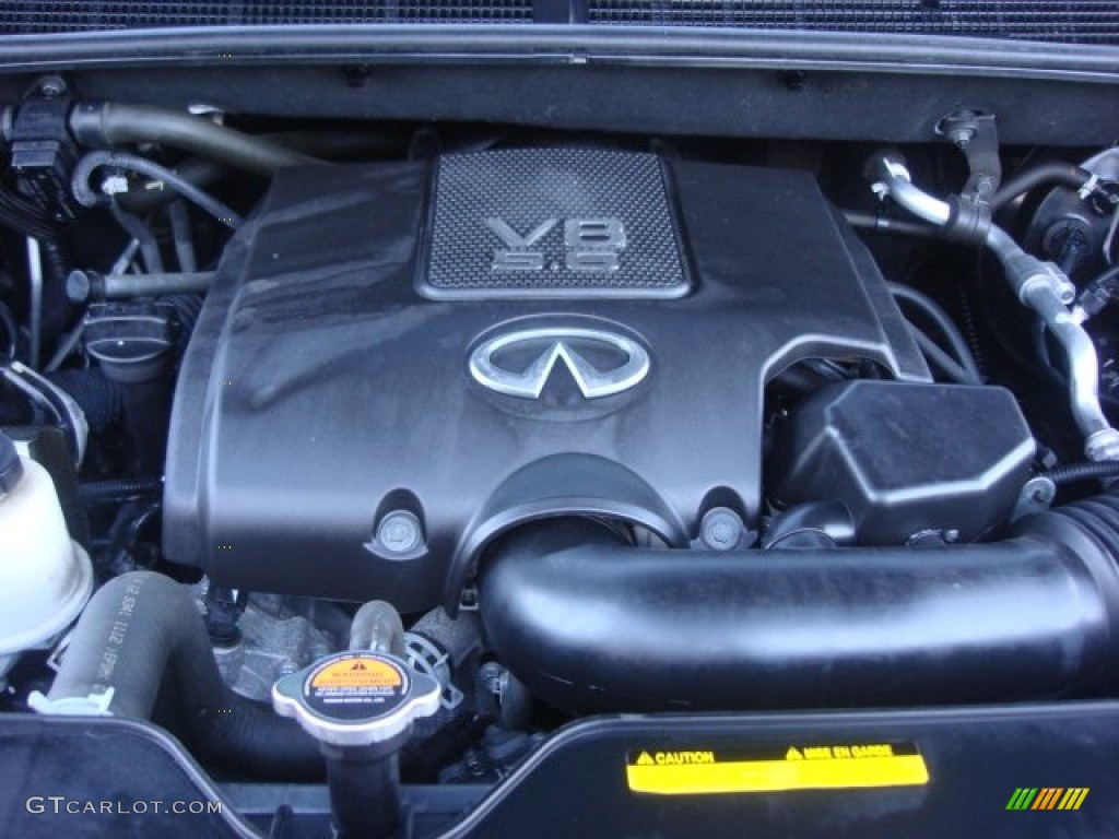 2010 QX 56 4WD - Liquid Onyx Black / Graphite photo #28