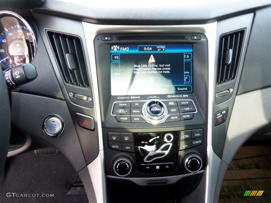 2013 Sonata SE 2.0T - Indigo Night Blue / Gray photo #15