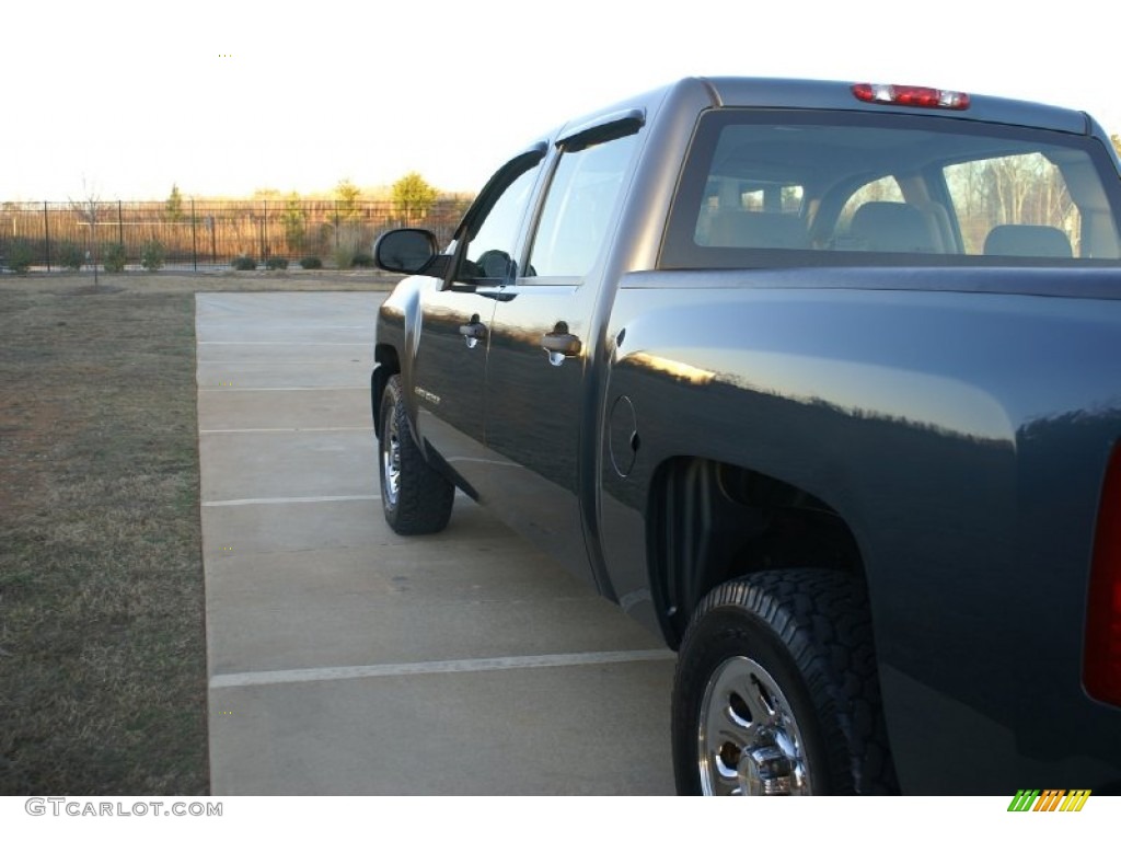 2007 Silverado 1500 Crew Cab - Blue Granite Metallic / Dark Titanium Gray photo #8